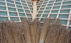 open constructie rieten dak