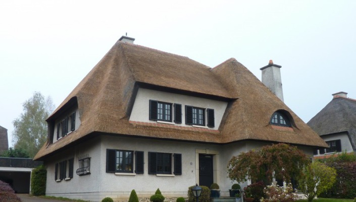 resultaat opstoppen rieten dak