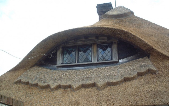 vlechtwerk rieten dak