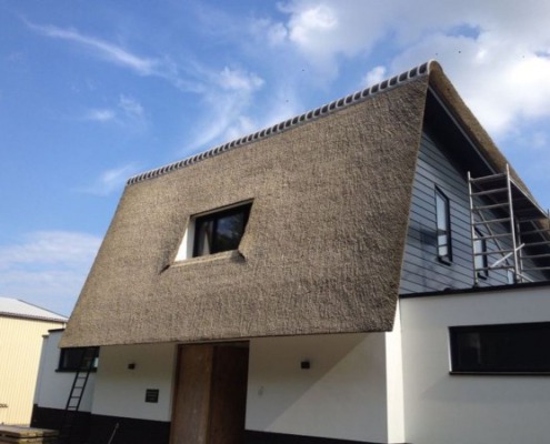 mooi resultaat kunstrieten dak