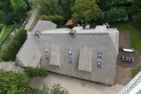 vervangen rieten dak met velux ramen