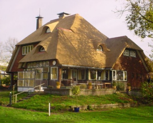 vernieuwen rieten dak in Amsterdam