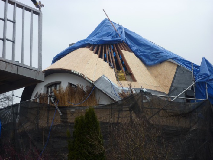 timmerwerkzaamheden nieuw rieten dak