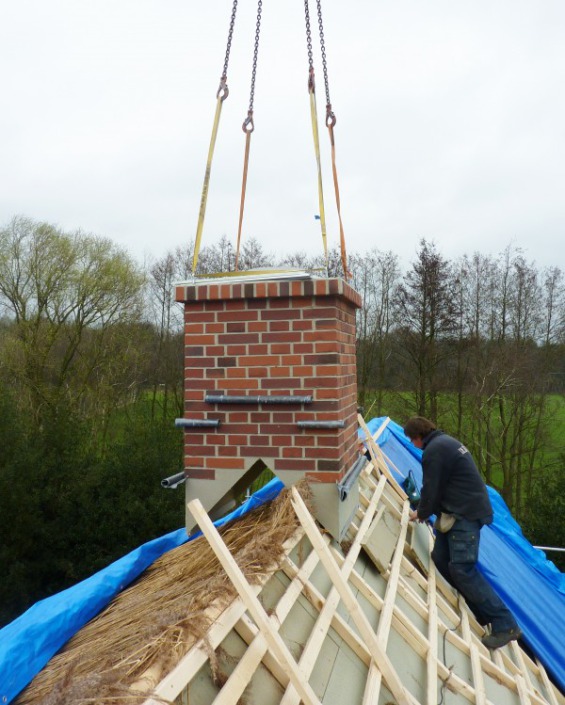 prefab schoorsteen