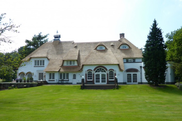 vernieuwd rieten dak