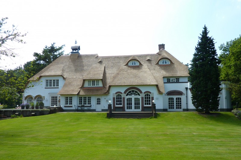 vernieuwd rieten dak