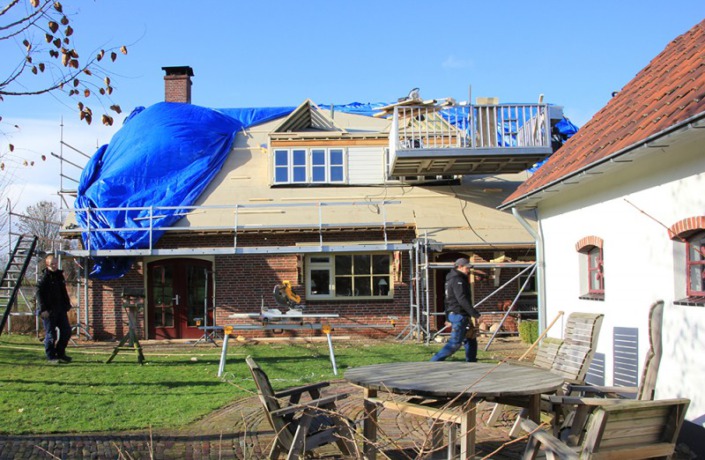 timmer werkzaamheden rieten dak