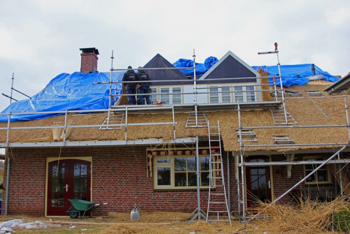 vernieuwen rieten dak kapellen