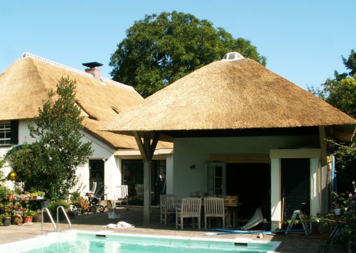 boerderij vernieuwen rieten dak