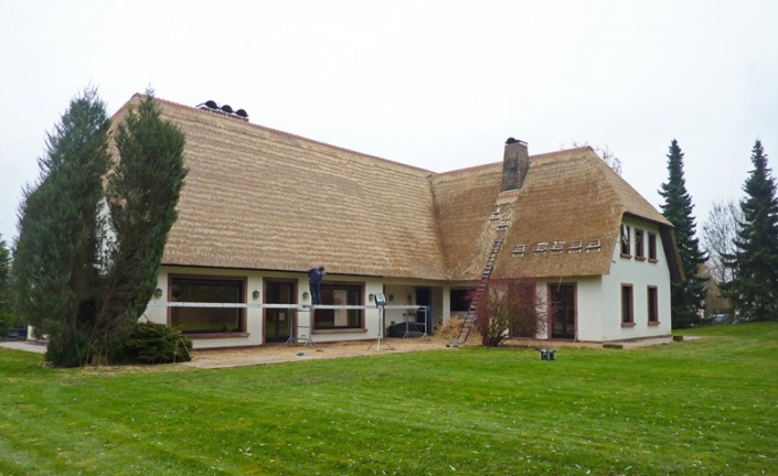 totale renovatie verdrijven rieten dak