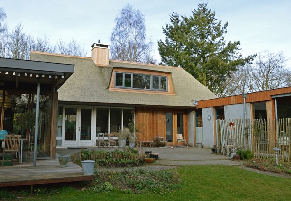 kunstrieten dak met dakkapel